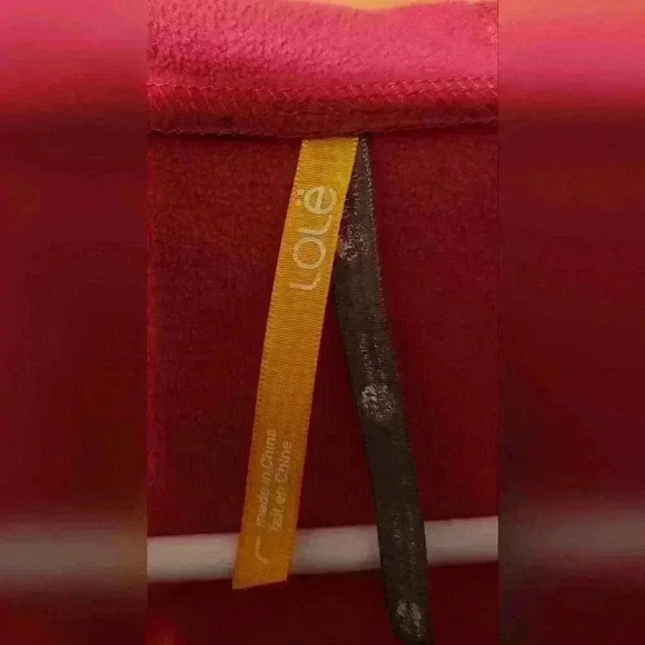 LOLE Women's Jolt Cardigan Pink/Gray Large - Picture 6 of 10